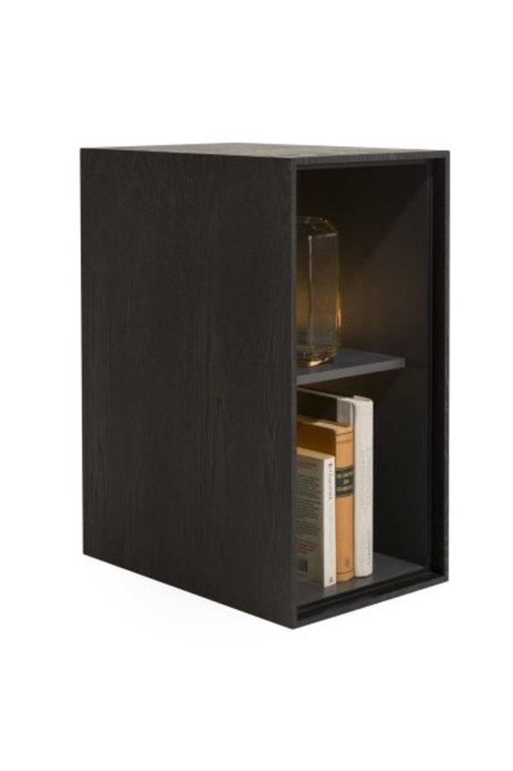 XOOON Elements, Box 60 x 30 cm. - Holz - zum aufhängen + 2-Nischen + Led -  - 2