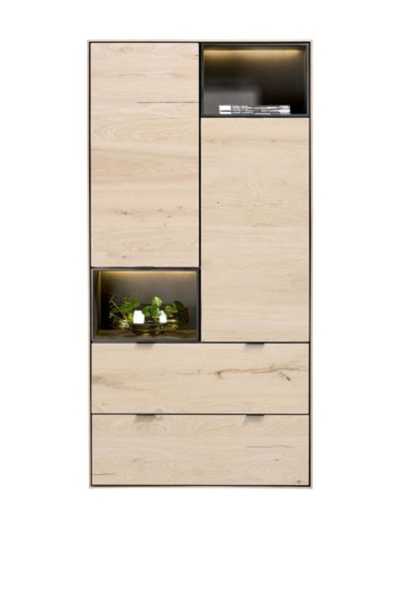 XOOON Elements, Schrank 90 cm. - 2-Türen + 2-Laden + 2-Nischen + Led -  - 1