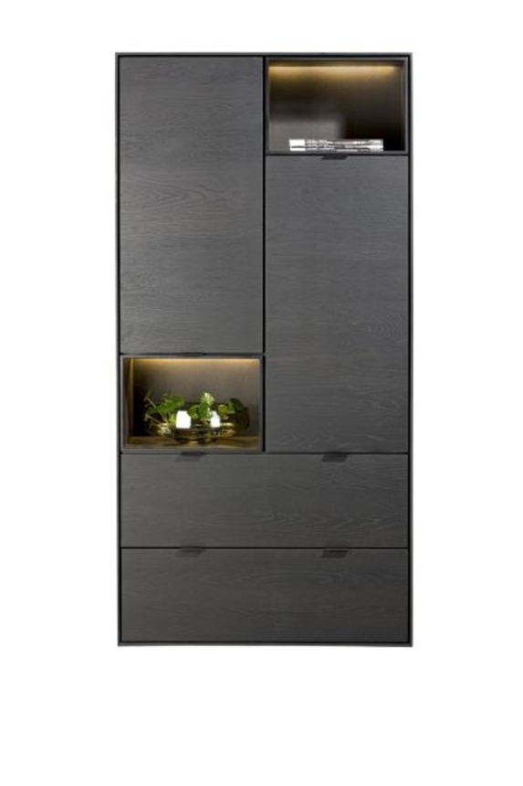 XOOON Elements, Schrank 90 cm. - 2-Türen + 2-Laden + 2-Nischen + Led -  - 1