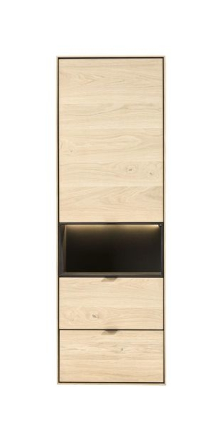 XOOON Elements, Schrank klein - 60 cm. - 1-Tür - 2-Laden + 1-Nische + Led -  - 1