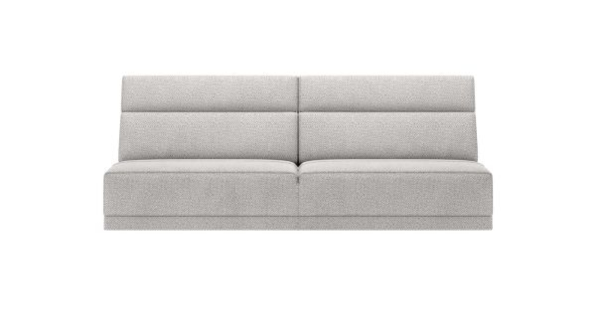 XOOON Fiskardo, 3-Sitzer ohne Armlehnen - Schwarz/ Anthrazit, Blau, Braun, Grau, Gruen, Orange, Pink, Rot, Taupe, Weiss, Gelb - 1