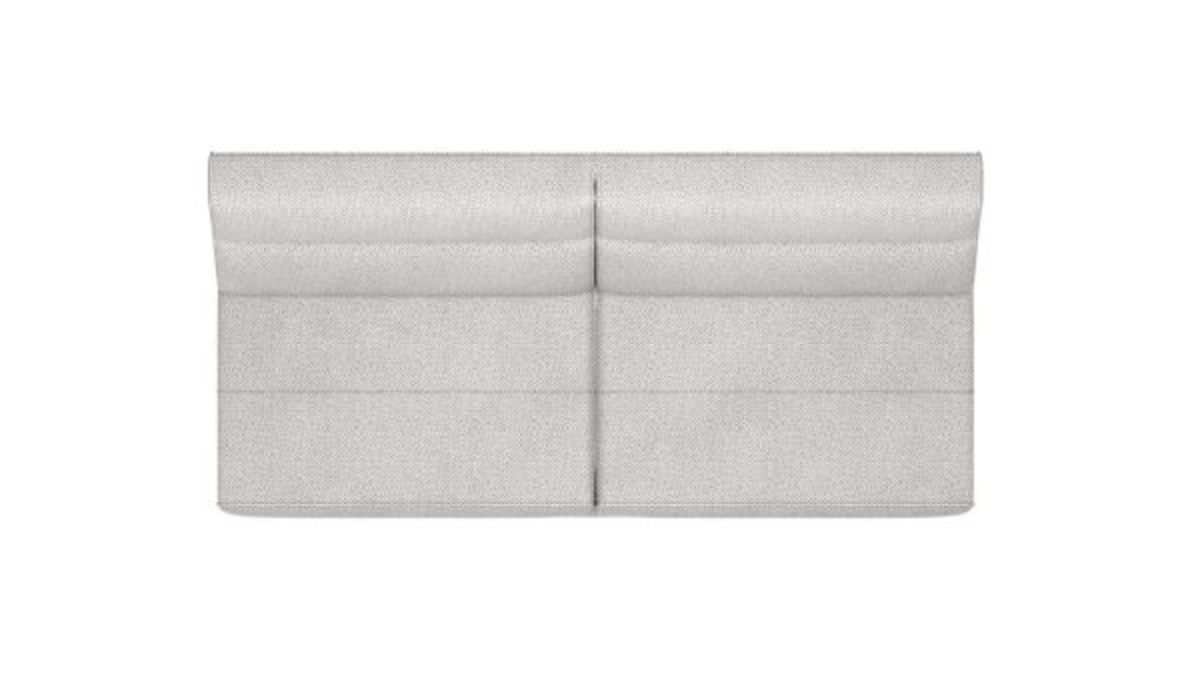 XOOON Fiskardo, 3-Sitzer ohne Armlehnen - Schwarz/ Anthrazit, Blau, Braun, Grau, Gruen, Orange, Pink, Rot, Taupe, Weiss, Gelb - 2