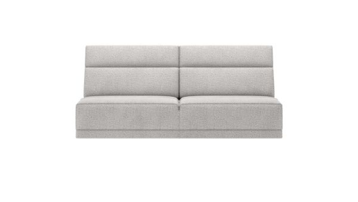 XOOON Fiskardo, 2.5-Sitzer ohne Armlehnen - Schwarz/ Anthrazit, Blau, Braun, Grau, Gruen, Orange, Pink, Rot, Taupe, Weiss, Gelb - 1