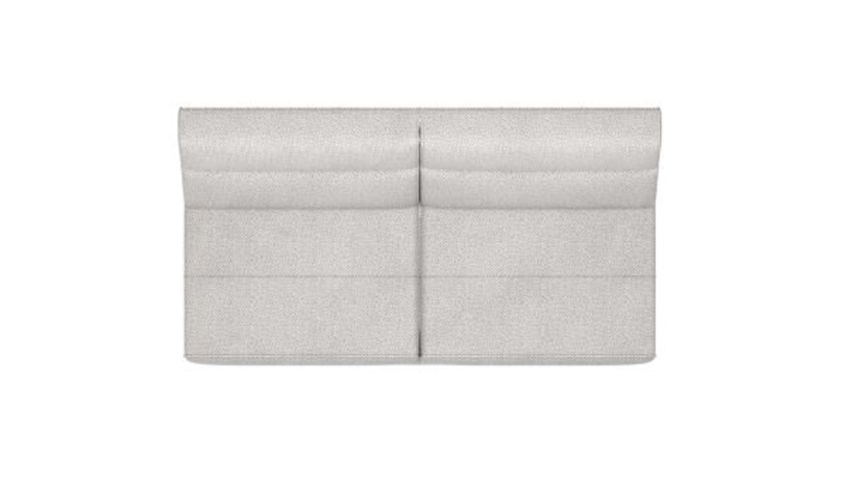 XOOON Fiskardo, 2.5-Sitzer ohne Armlehnen - Schwarz/ Anthrazit, Blau, Braun, Grau, Gruen, Orange, Pink, Rot, Taupe, Weiss, Gelb - 2