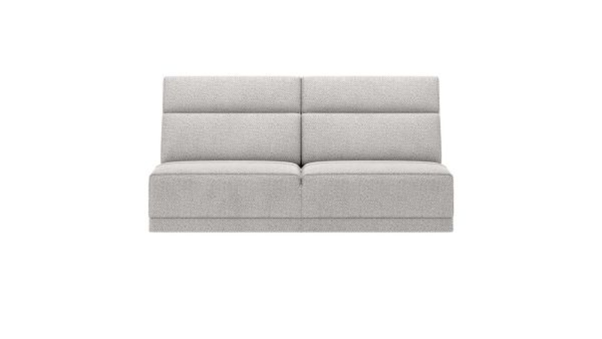 XOOON Fiskardo, 2-Sitzer ohne Armlehnen - Schwarz/ Anthrazit, Blau, Braun, Grau, Gruen, Orange, Pink, Rot, Taupe, Weiss, Gelb - 1