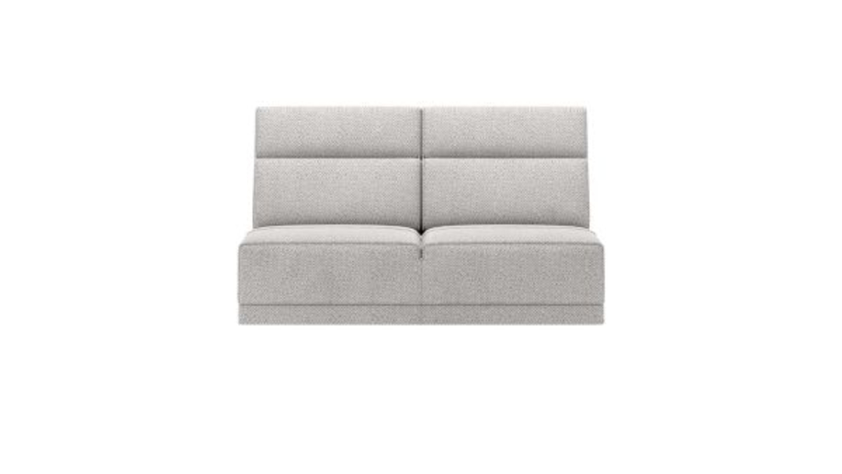 XOOON Fiskardo, 2-Sitzer small ohne Armlehnen - Schwarz/ Anthrazit, Blau, Braun, Grau, Gruen, Orange, Pink, Rot, Taupe, Weiss, Gelb - 1