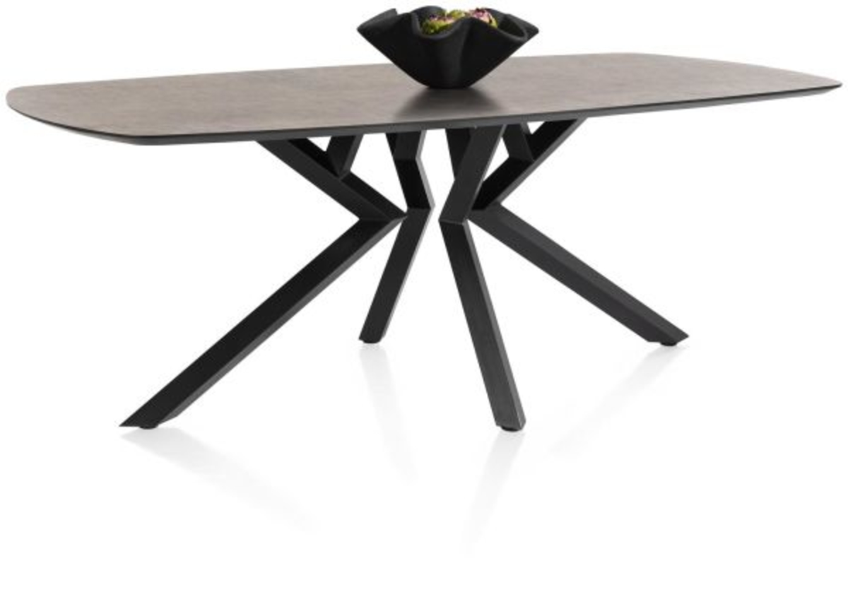 XOOON Masura, Tisch ovale - 200 x 105 cm - Braun - 6