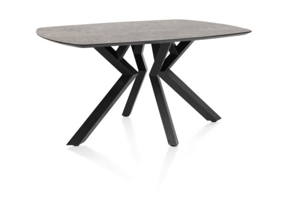 XOOON Masura, Tisch ovale - 150 x 105 cm - Schwarz, Grau - 2