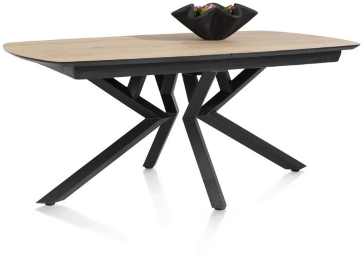 XOOON Masura, Ausziehtisch ovale - 180 (+ 60) x 110 cm - Beige, Braun - 2