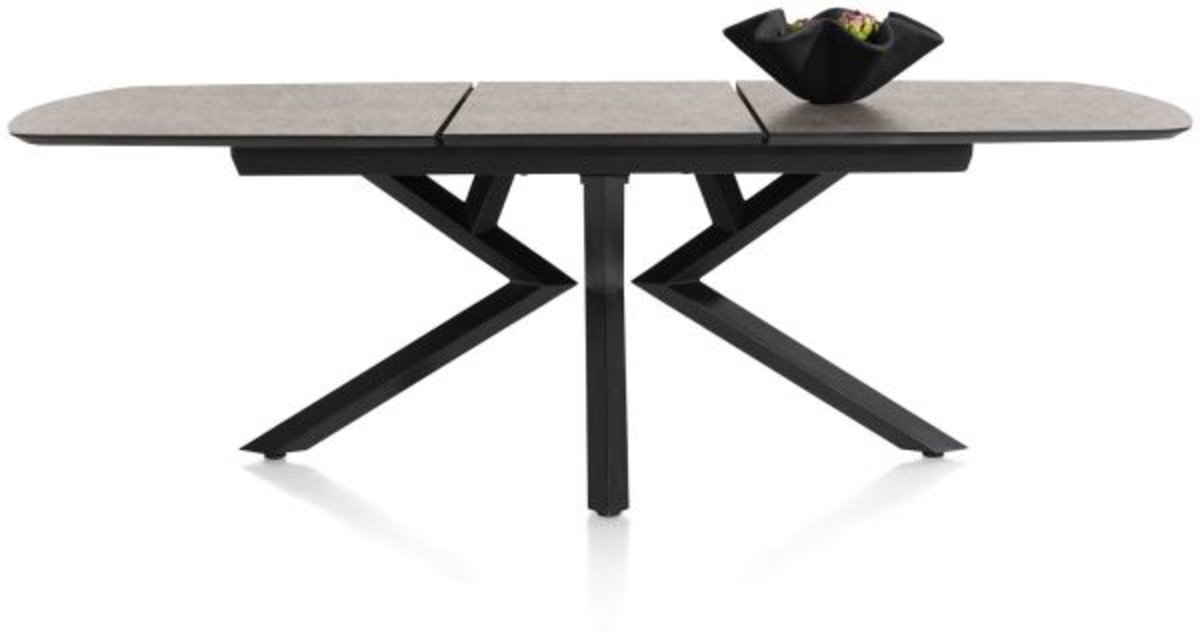 XOOON Masura, Ausziehtisch ovale - 180 (+ 60) x 110 cm - Braun - 11