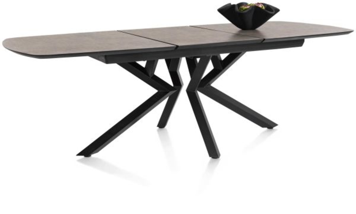 XOOON Masura, Ausziehtisch ovale - 180 (+ 60) x 110 cm - Braun - 3