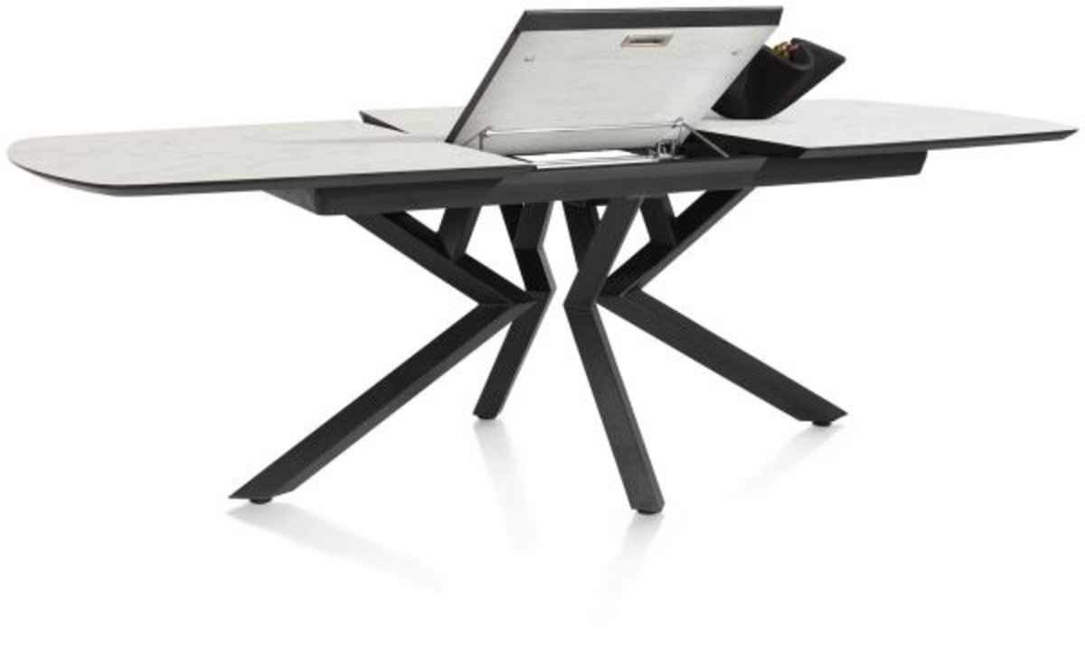 XOOON Masura, Ausziehtisch ovale - 180 (+ 60) x 110 cm - Weiß - 5