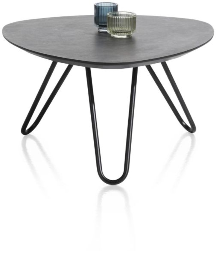 XOOON Masura, Couchtisch 68 x 67,5 cm - Schwarz, Grau - 1
