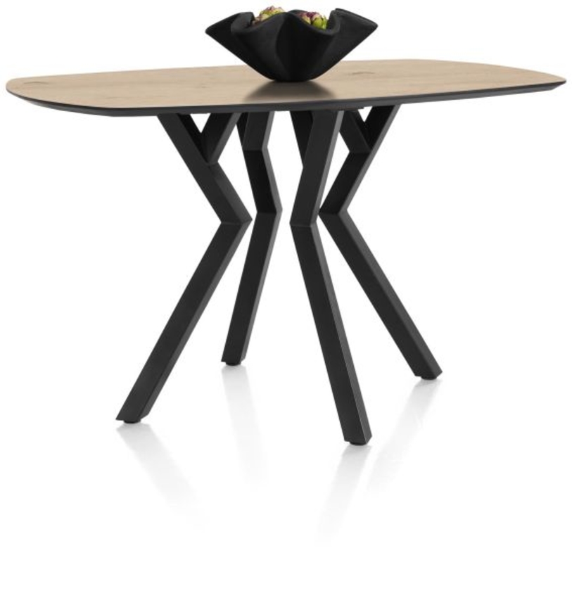 XOOON Masura, Tresentisch ovale - 150 x 105 cm - (Hoehe 92 cm) - Beige, Braun - 2