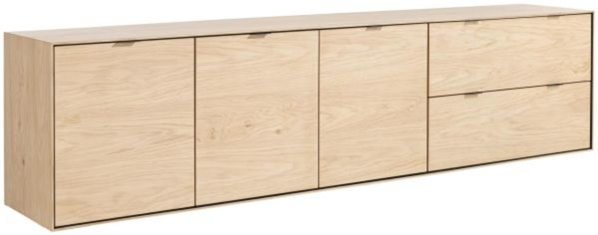XOOON Elements, Sideboard 240 cm - 3-Türen + 2-Laden -  - 5