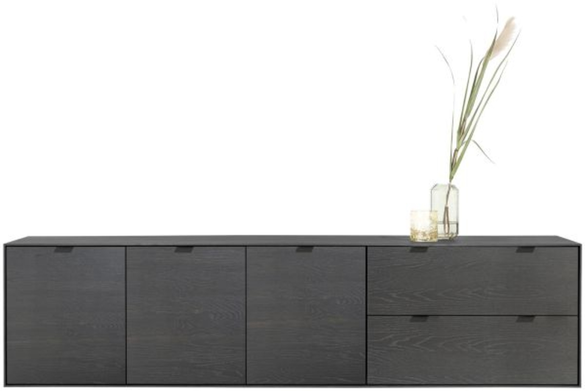 XOOON Elements, Sideboard 240 cm - 3-Türen + 2-Laden -  - 1
