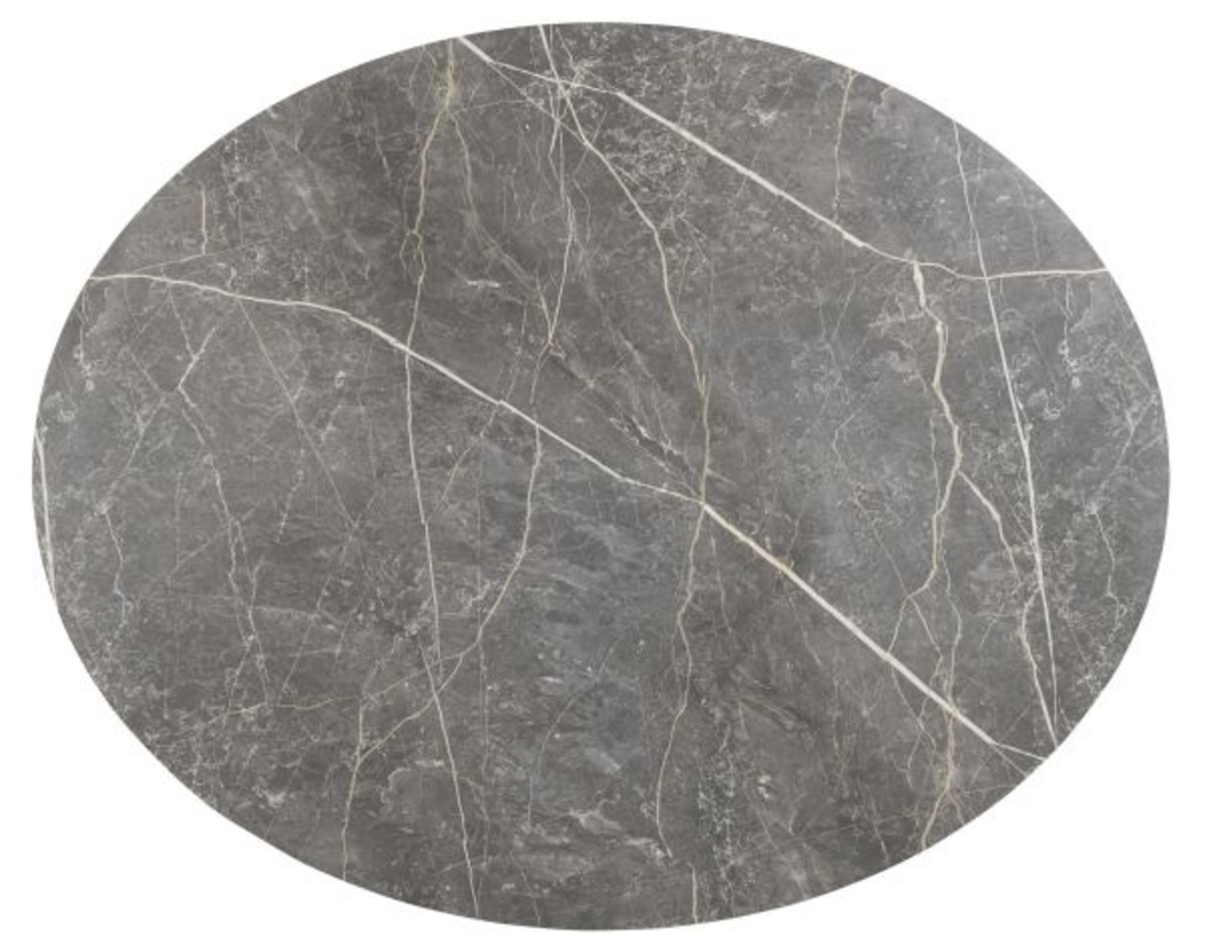 XOOON Arabax, Tisch - rund - 150 x 120 cm - Grau - 2