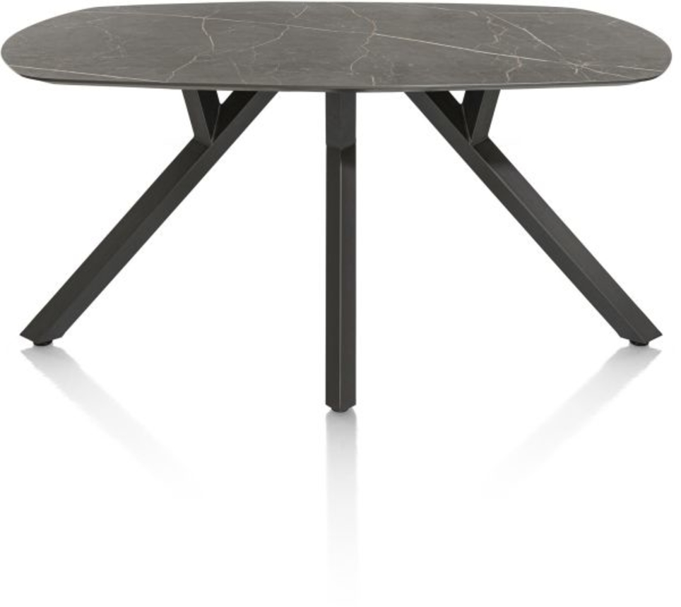 XOOON Minato, Tisch - oval - 200 x 105 cm. - Schwarz - 1