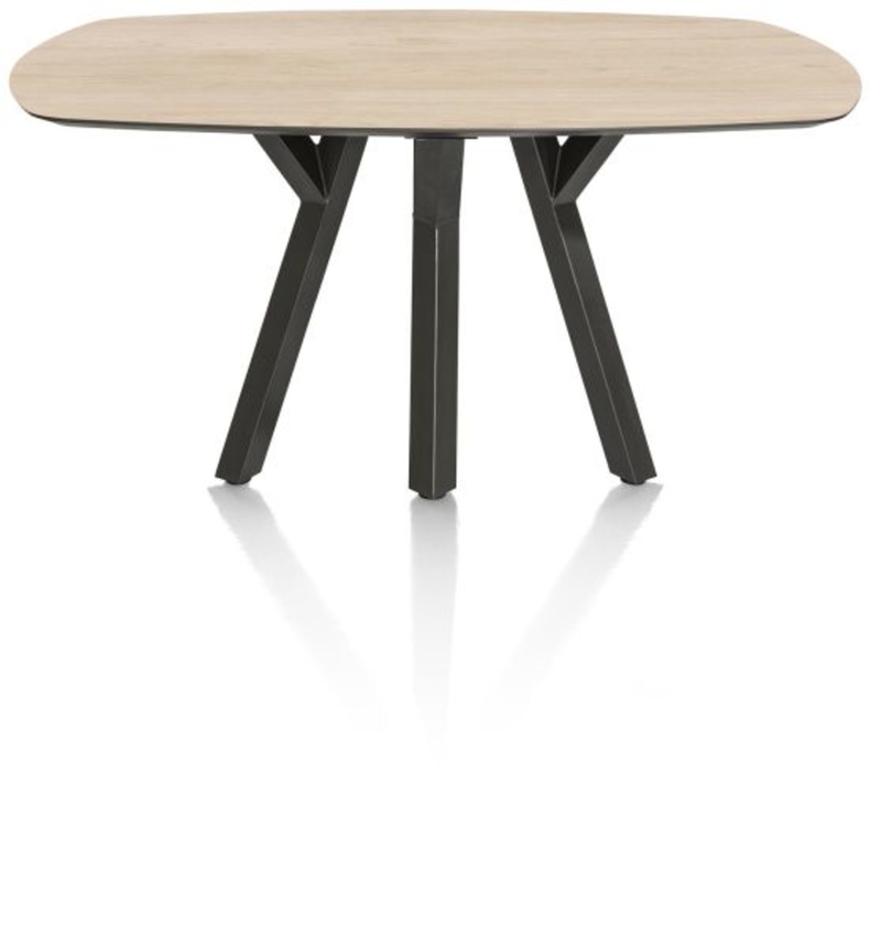 XOOON Minato, Tisch - oval - 150 x 105 cm. - Beige, Braun - 1