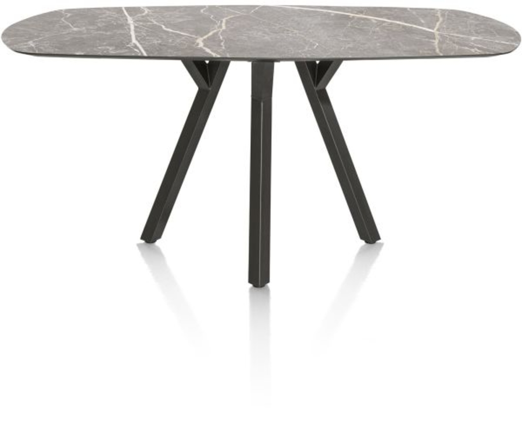 XOOON Minato, Tresentisch - oval - 240 x 110 cm. (hoehe: 92 cm.) - Grau - 1