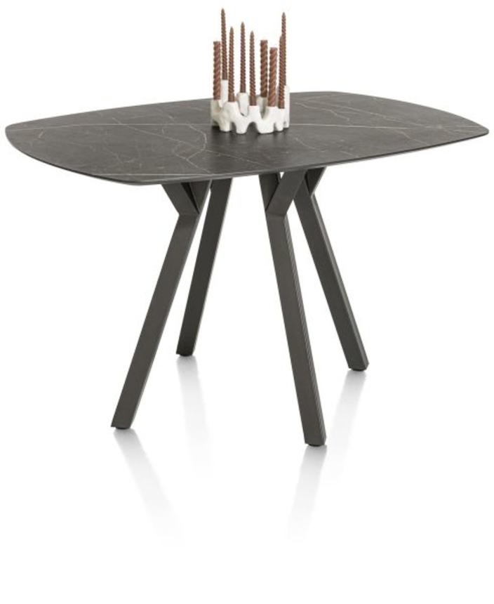 XOOON Minato, Tresentisch - oval - 150 x 105 cm. (hoehe: 92 cm.) - Schwarz - 2