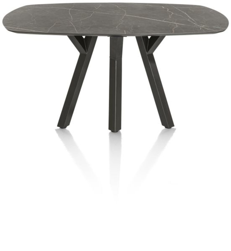 XOOON Minato, Tresentisch - oval - 150 x 105 cm. (hoehe: 92 cm.) - Schwarz - 3