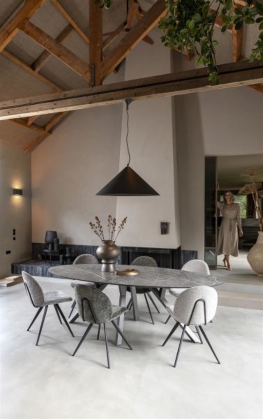 XOOON Minato, Tisch - Ellipse - 240 x 110 cm. - Grau - 7