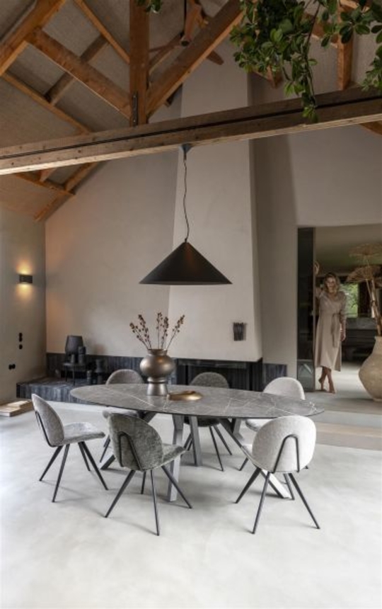 XOOON Minato, Tisch - Ellipse - 240 x 110 cm. - Grau - 8