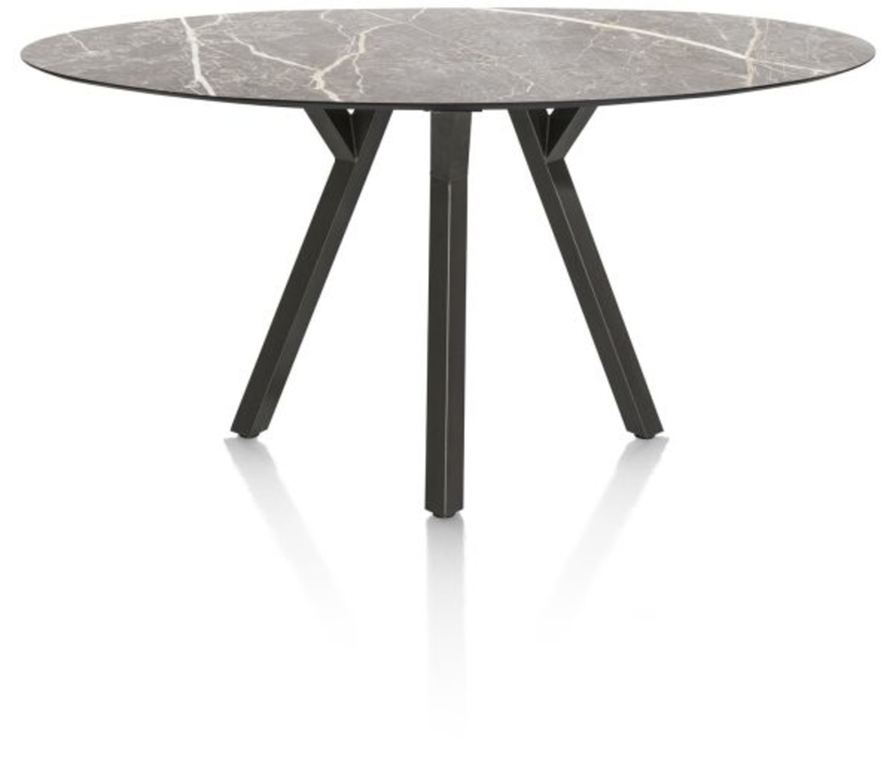 XOOON Minato, Tresentisch - Ellipse - 210 x 105 cm. (hoehe: 92 cm.) - Grau - 1