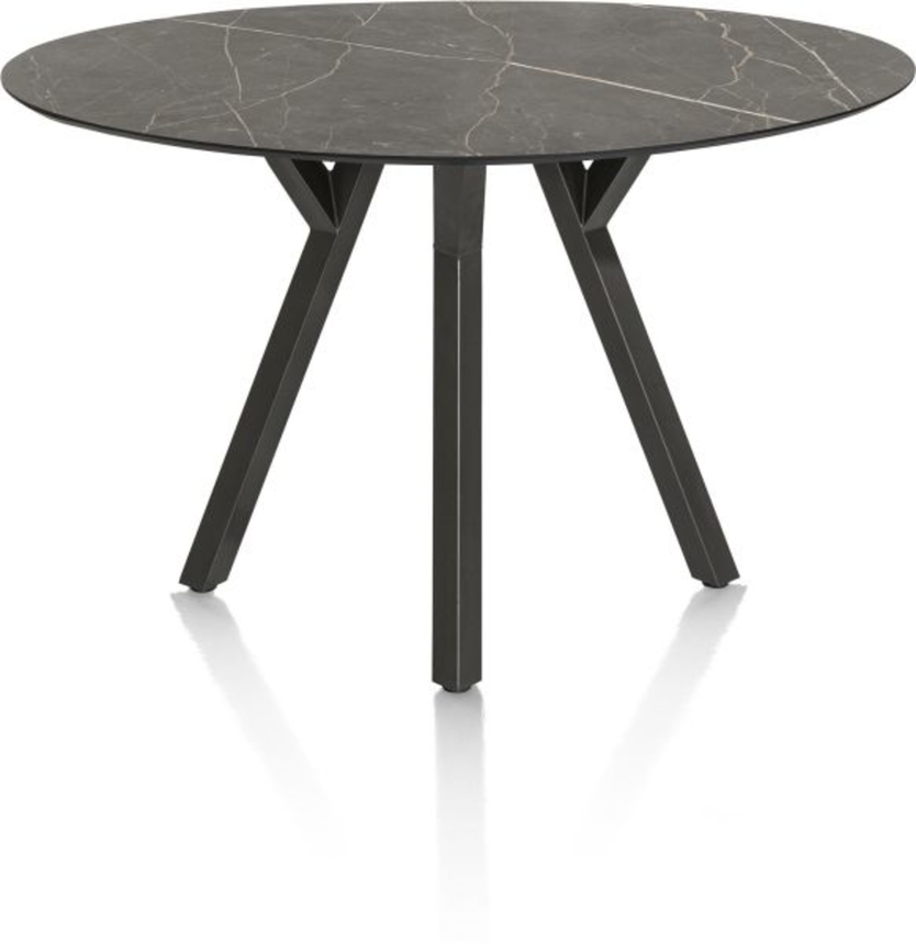 XOOON Minato, Tresentisch - Ellipse - 180 x 100 cm. (hoehe: 92 cm.) - Schwarz - 2