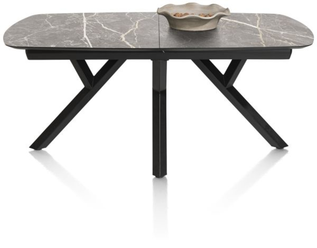 XOOON Minato, Auszugstisch - oval - 180 (+ 60) x 110 cm. - Grau - 3