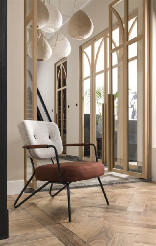 XOOON June, Sessel + Taschenfederkern - Schwarz/ Anthrazit, Blau, Braun, Grau, Gruen, Orange, Pink, Rot, Taupe, Weiss, Gelb - 10