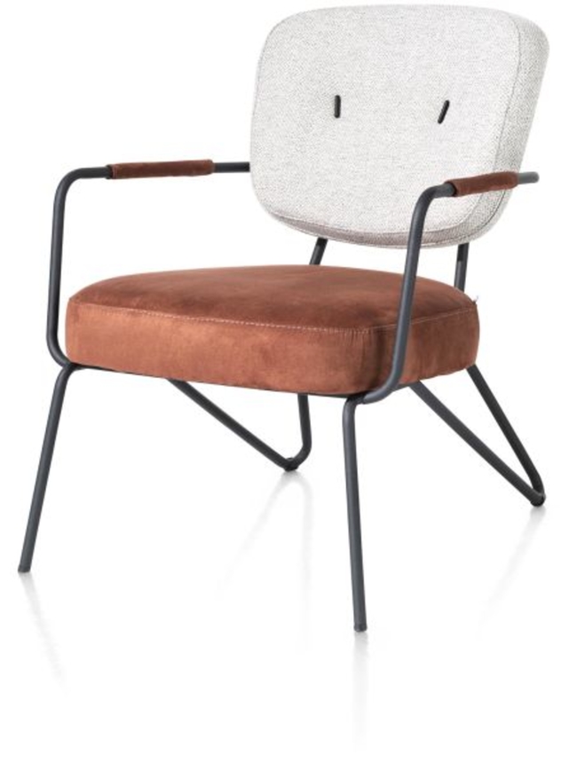 XOOON June, Sessel + Taschenfederkern - Schwarz/ Anthrazit, Blau, Braun, Grau, Gruen, Orange, Pink, Rot, Taupe, Weiss, Gelb - 6