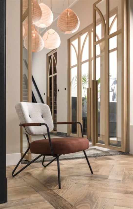 XOOON June, Sessel + Taschenfederkern - Schwarz/ Anthrazit, Blau, Braun, Grau, Gruen, Orange, Pink, Rot, Taupe, Weiss, Gelb - 9