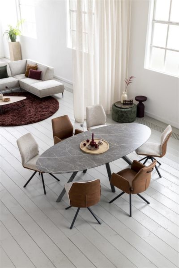 XOOON Franky, Stuhl - festes Metallgestell - Schwarz/ Anthrazit, Blau, Braun, Grau, Gruen, Orange, Pink, Rot, Taupe, Weiss, Gelb - 7