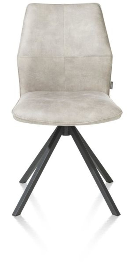 XOOON Franky, Stuhl - fest - Handgriff - Taschenfederkern - Taurus - Kiesel - 1