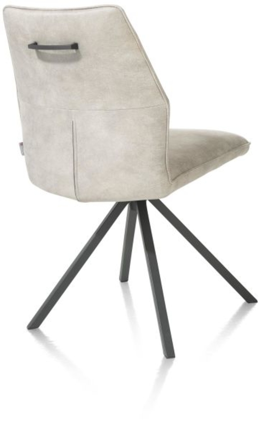 XOOON Franky, Stuhl - drehbar - Handgriff - Taschenfederkern - Taurus - Kiesel - 4