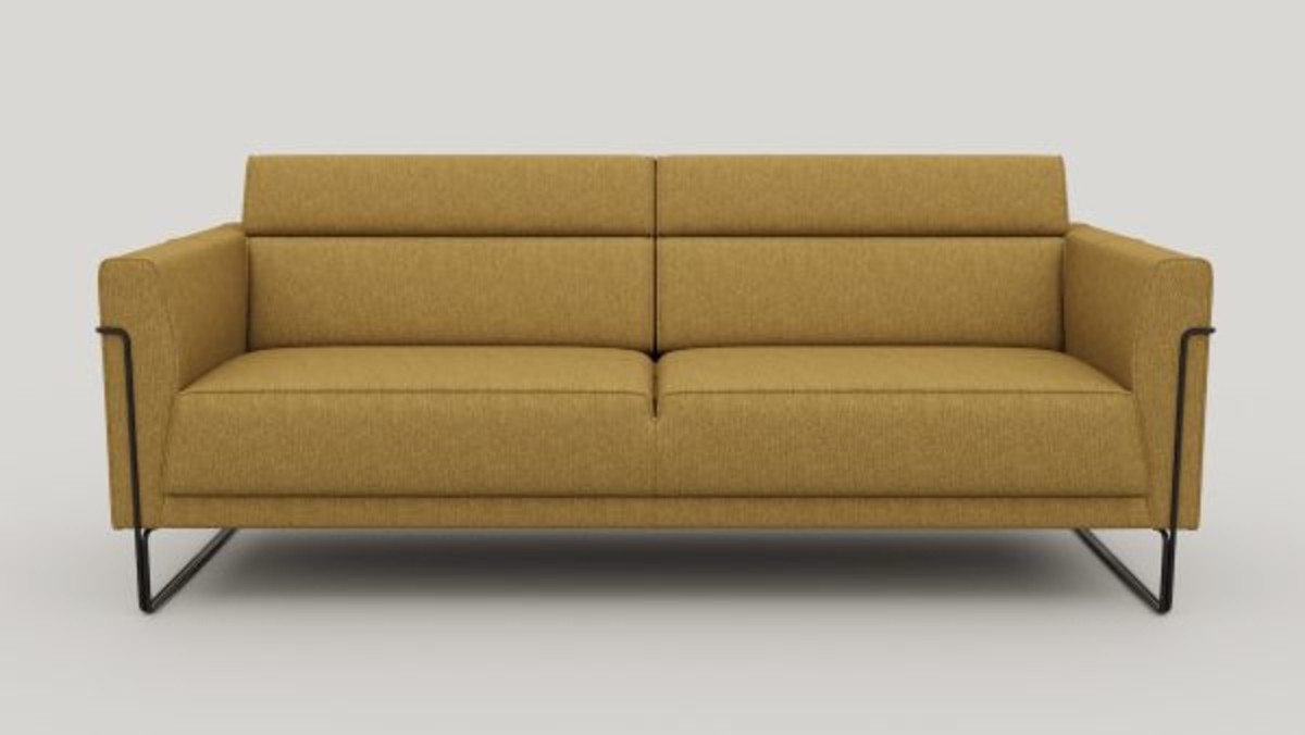 XOOON Fiskardo, 3-Sitzer - Stoff Vada - Ocker - 1