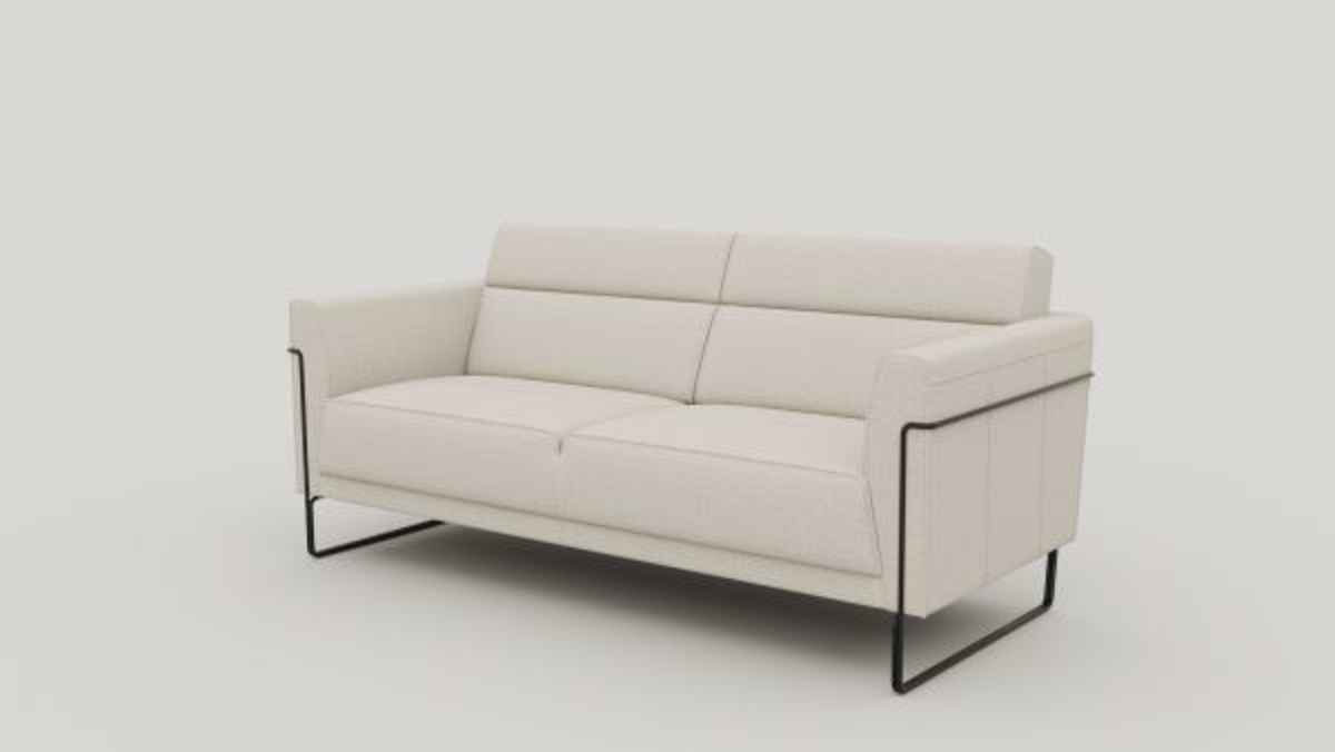 XOOON Fiskardo, 2,5-Sitzer - Stoff Vada - Beige - 2