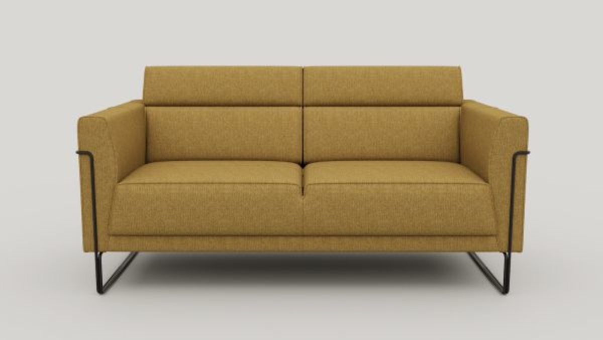 XOOON Fiskardo, 2-Sitzer - Stoff Vada - Ocker - 1