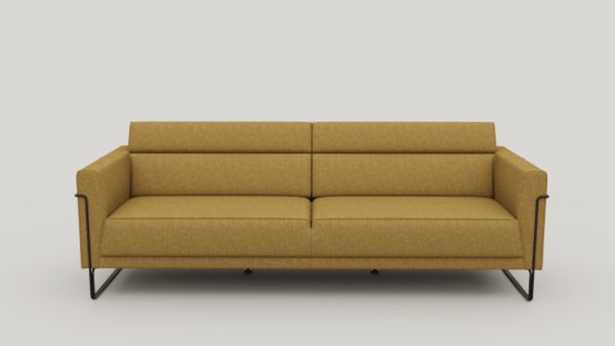 XOOON Fiskardo, 4-Sitzer - Stoff Vada - Ocker - 1