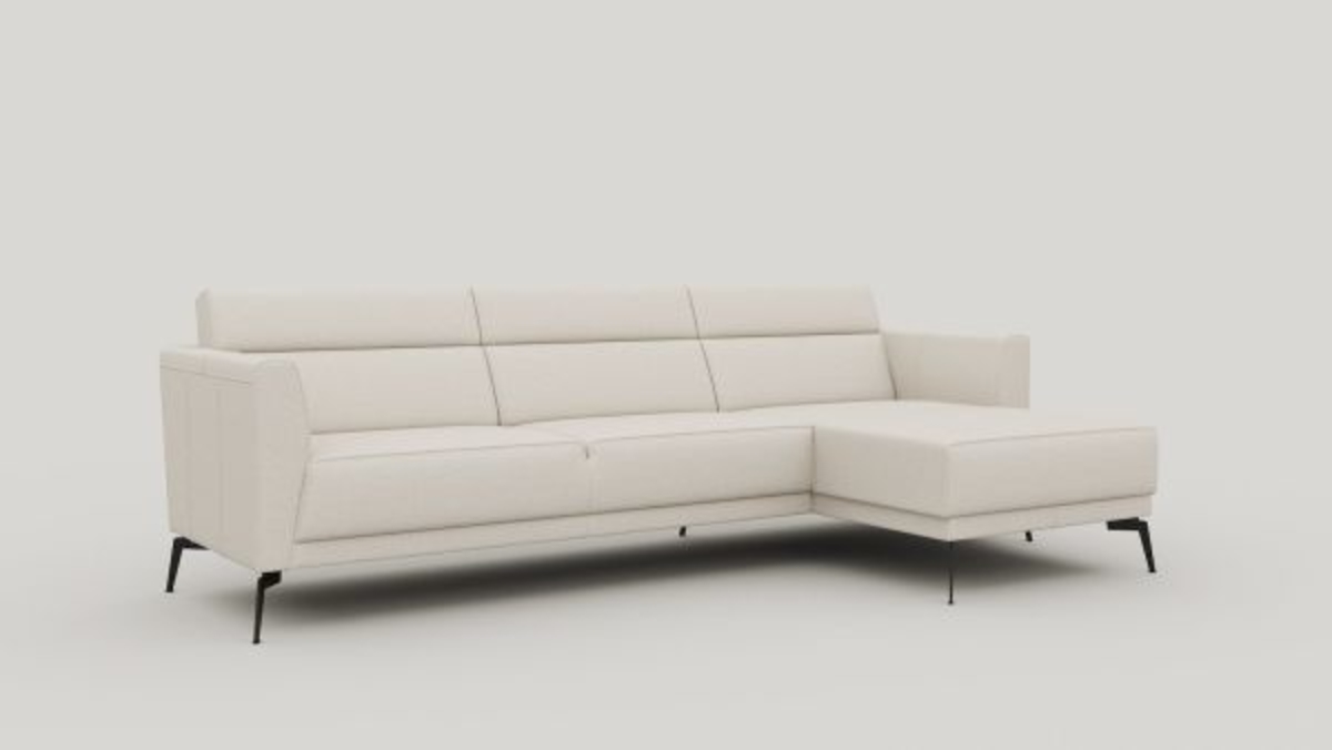XOOON Fiskardo, Ecksofa rechts - Stoff Vada - Beige - 2