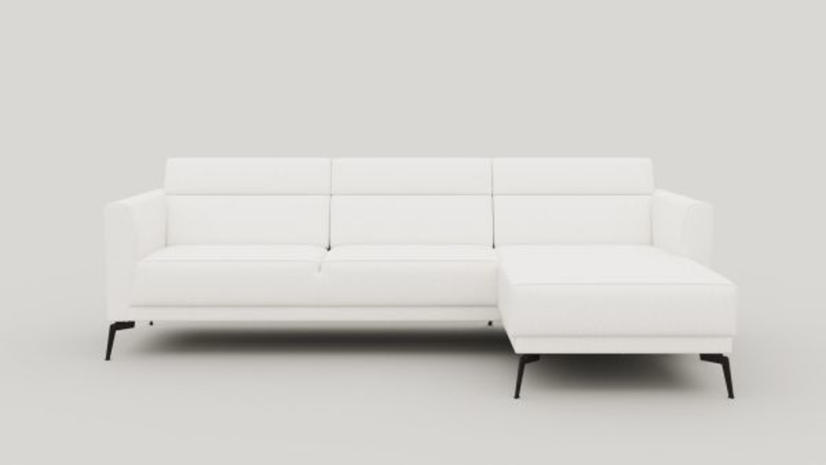 XOOON Fiskardo, Ecksofa rechts - Stoff Vada - Elfenbein - 1