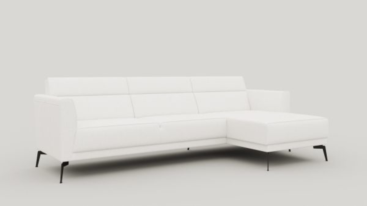 XOOON Fiskardo, Ecksofa rechts - Stoff Vada - Elfenbein - 2