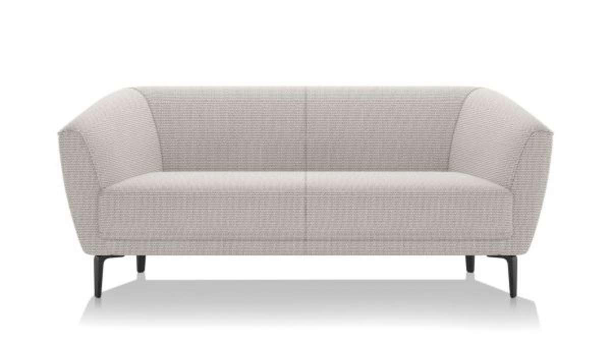 XOOON Brooks, 2.5-Sitzer - Schwarz/ Anthrazit, Blau, Braun, Grau, Gruen, Orange, Pink, Rot, Taupe, Weiss, Gelb - 1