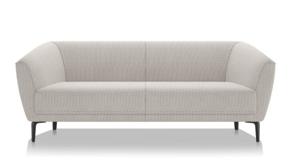 XOOON Brooks, 3-Sitzer - Schwarz/ Anthrazit, Blau, Braun, Grau, Gruen, Orange, Pink, Rot, Taupe, Weiss, Gelb - 1