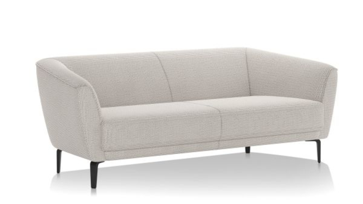 XOOON Brooks, 3-Sitzer - Schwarz/ Anthrazit, Blau, Braun, Grau, Gruen, Orange, Pink, Rot, Taupe, Weiss, Gelb - 2