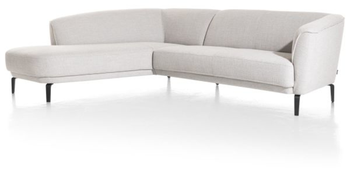 XOOON Brooks, 2.5-Sitzer Armlehne rechts - Schwarz/ Anthrazit, Blau, Braun, Grau, Gruen, Orange, Pink, Rot, Taupe, Weiss, Gelb - 6