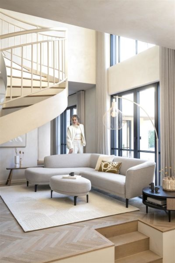 XOOON Brooks, 2.5-Sitzer Armlehne links - Schwarz/ Anthrazit, Blau, Braun, Grau, Gruen, Orange, Pink, Rot, Taupe, Weiss, Gelb - 6