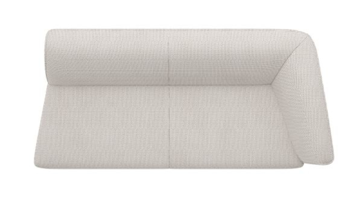 XOOON Brooks, 3-Sitzer Armlehne rechts - Schwarz/ Anthrazit, Blau, Braun, Grau, Gruen, Orange, Pink, Rot, Taupe, Weiss, Gelb - 2